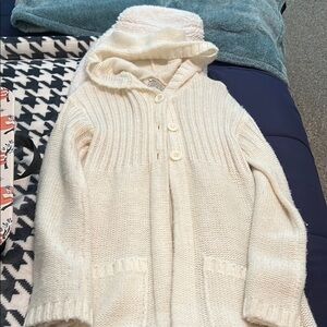 Cozy Cream colored Hooded Sweater